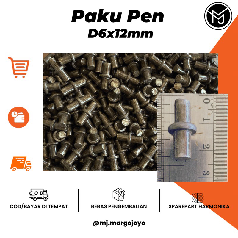 [1 KG] Pen Keling besi /paku keling/pintu harmonika/sparepart harmonika