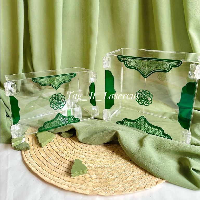 

Box Hampers Lebaran Eid Mubarak Laser Cut Ramadhan Gift Box / Idul Fitri Kotak Lentera Akrilik Box Acrylic Kotak Idul Fitri Hampers Lebaran Bingkisan Parcel Ramadan Kotak Toples Kue Kering Cookies