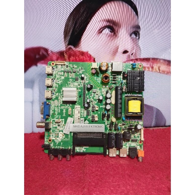 MAINBOARD DAEWO DTV 43S1 - MESIN TV MOBO MICOM MODUL TV DAEWO DTV43S1