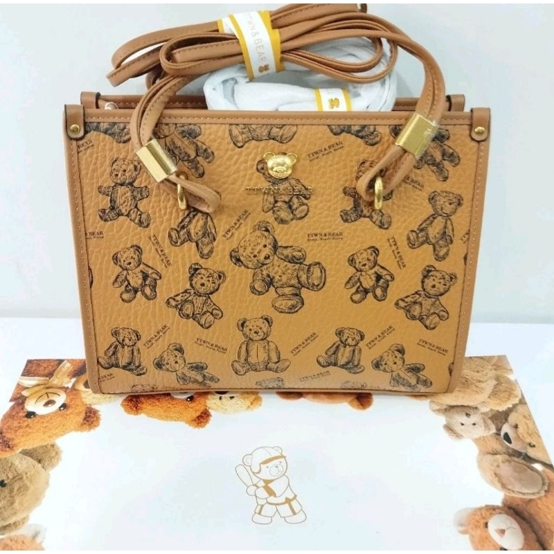 Ready Tas TTWN Bear Original TN3307/Tas TTWN Bear/TTWN Bear Bag/Tote Bag TTWN Bear/Tas Jinjing TTWN 