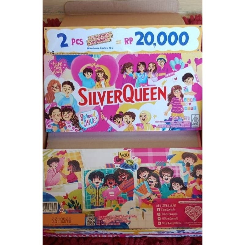 

coklat Silverqueen buy 1 get 1