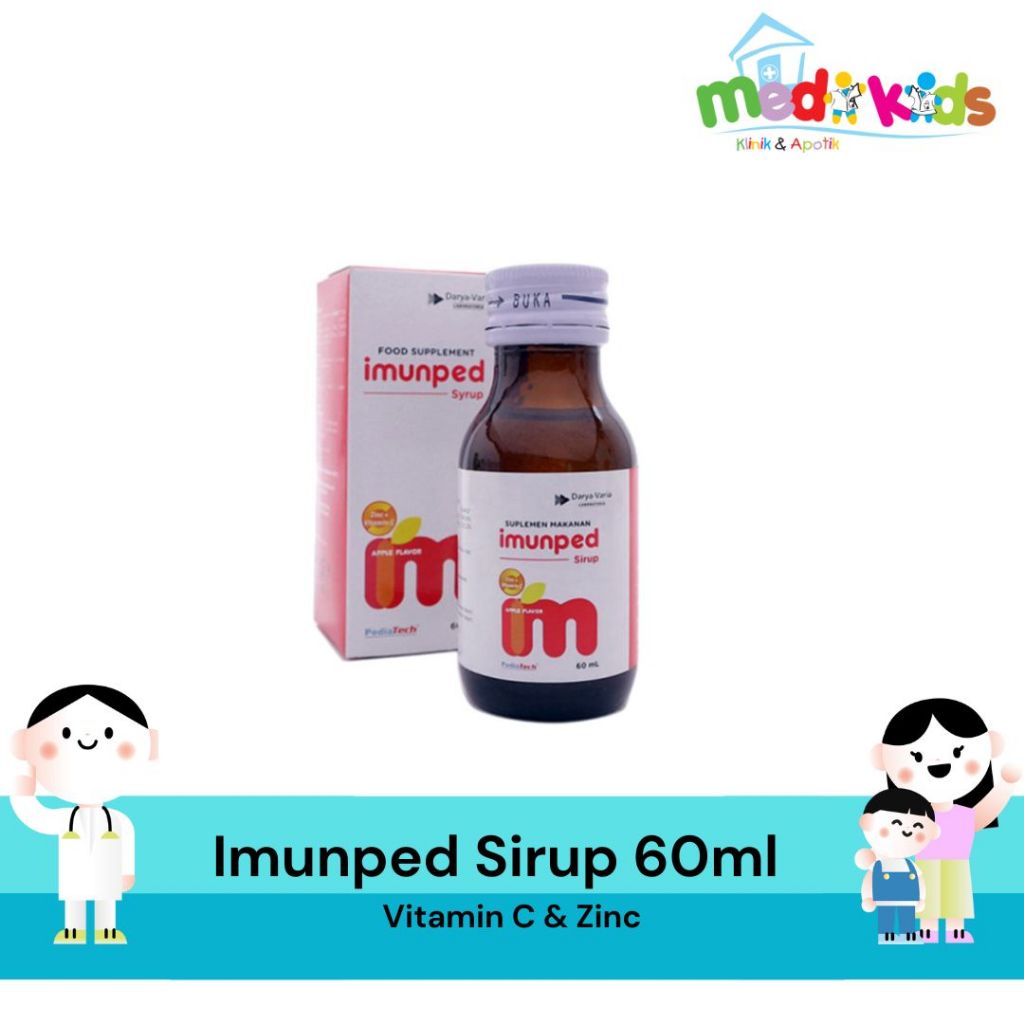 

Imunped syrup sirup 60ml - Vitamin C dan Zinc Anak