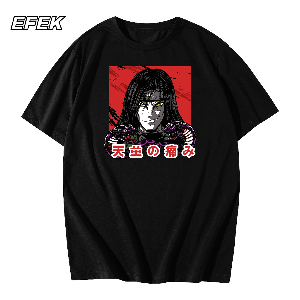 Kaos Anime Naruto Orochimaru  / Kaos Distro Anime / Kaos terlaris Anime