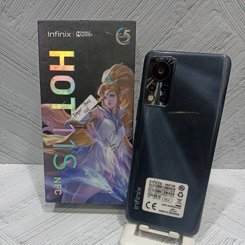 Langsung Cek Deskripsi - Infinix Hot 11s NFC 4/64GB Handphone Second Bekas Hp + Box