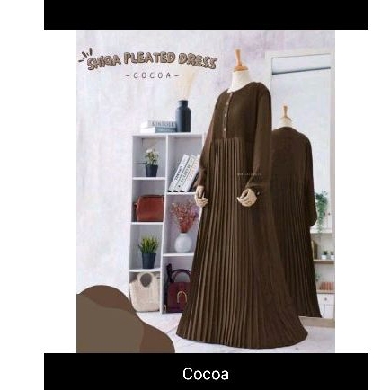 shiqa pleated dress by bellaluna