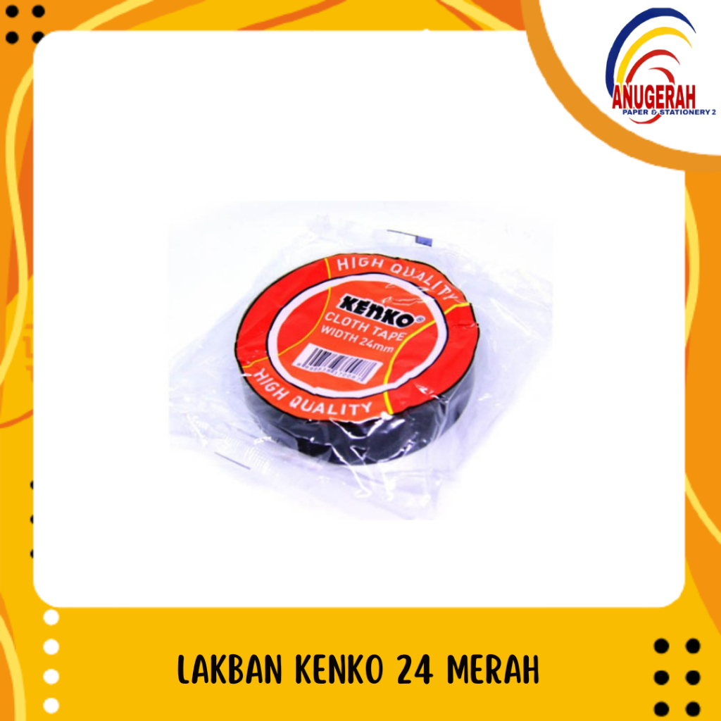 

LAKBAN KENKO 24 MERAH (PCS)