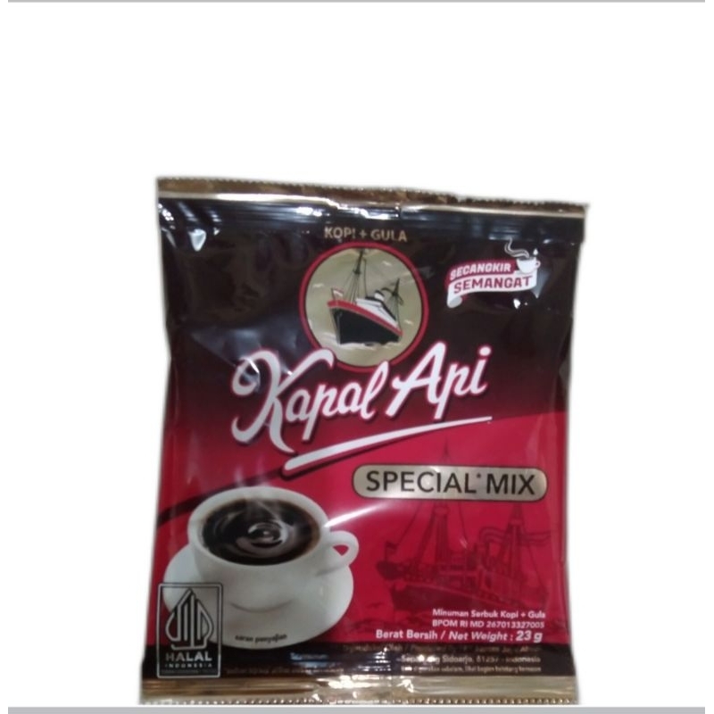 

KOPI INSTAN/KOPI KAPAL API SPECIAL'MIX/KOPI 1RENTENG 10 SASET