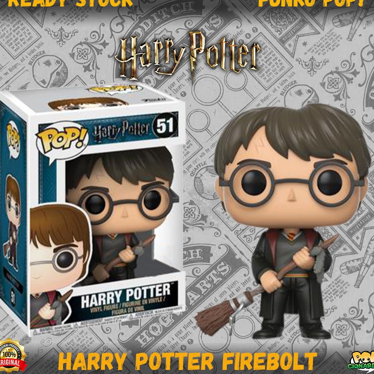 Funko POP Harry Potter - Harry Potter with Firebolt Exclusive #51