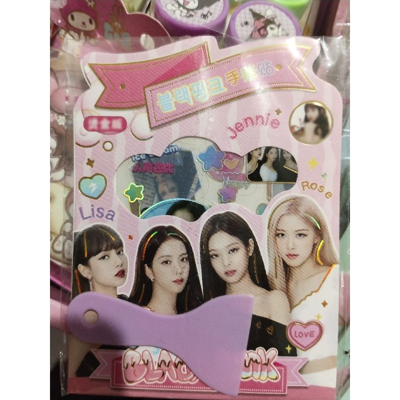

Stiker kaca blackpink dan bts
