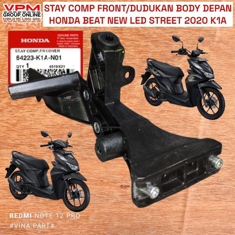 pRM stay comp front breket dudukan body depan beat new deluxe street K1A 2020 - 2024 2025 original