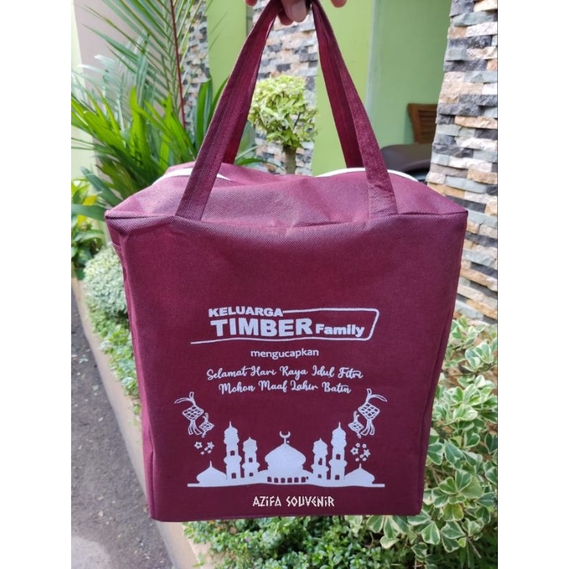

Tas Bingkisan Lebaran Souvenir Hari Raya Resleting Sablon