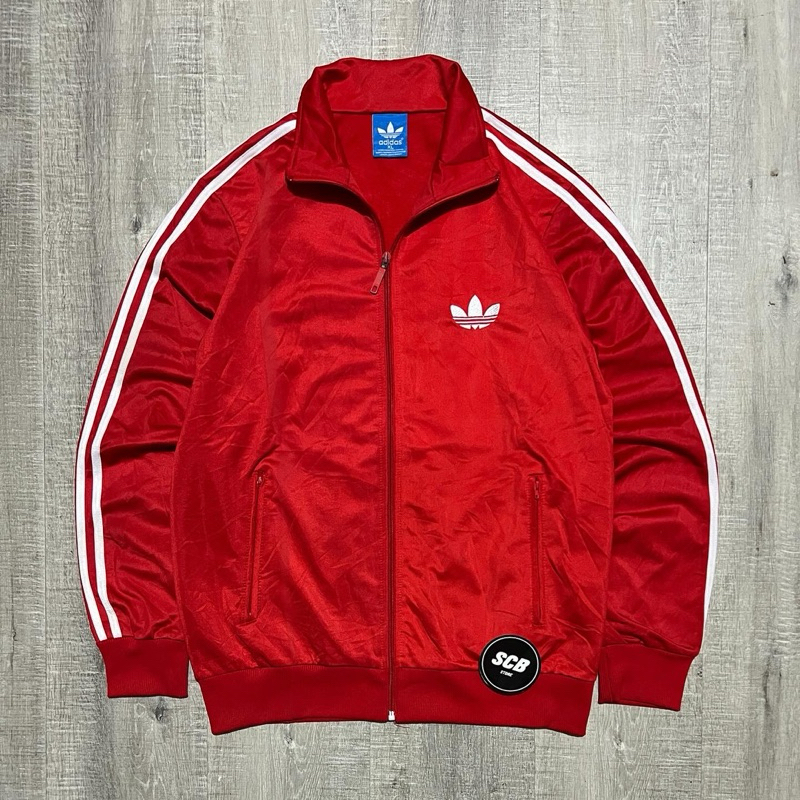 Adidas firebird red tracktop