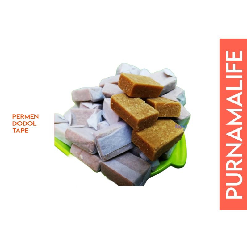 

Purnamalife Permen tape dodol tape ASLI jajanan traditional tanpa pemanis dan pengawet