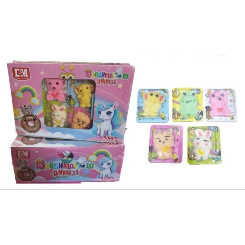 

DSM Permen Marshmallow Animal Boneka Isi 50 Pcs