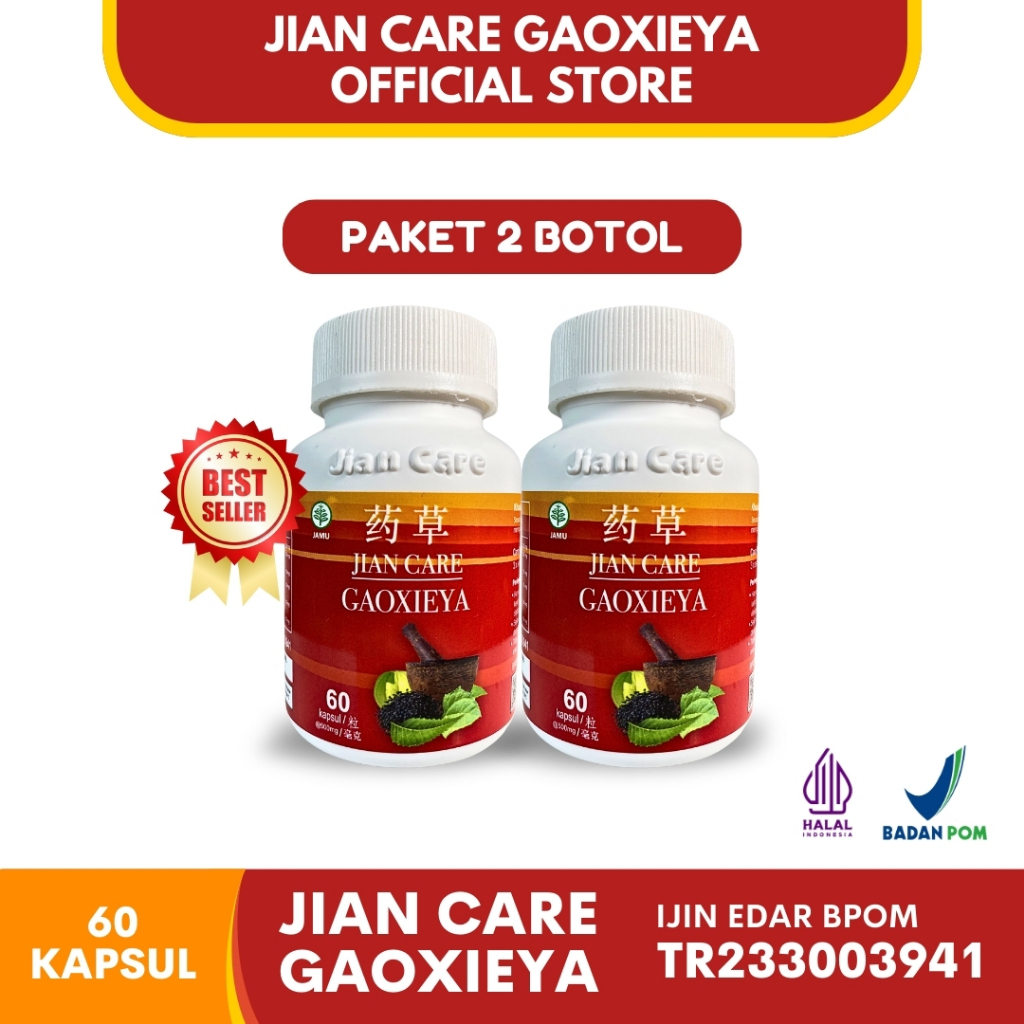 Herbal Jiancare Gaoxieya - Paket 2 Botol