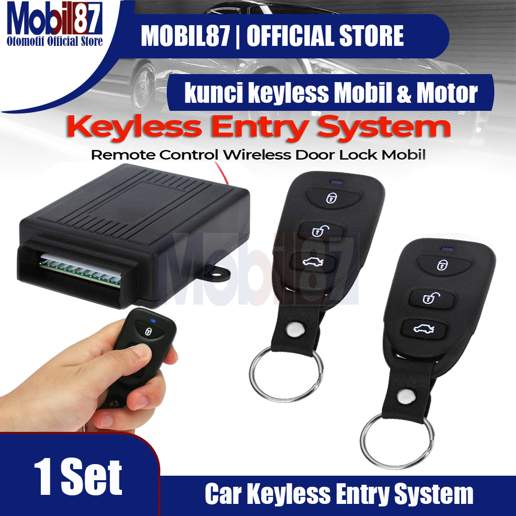 Eunavi Keyless Entry System Remote Control Wireless Door Lock Mobil -124908 Universal Auto Car Alarm