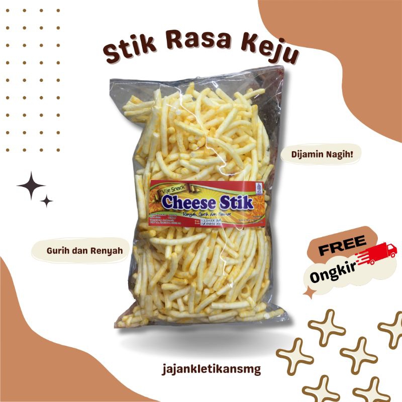 

STIK RASA KEJU cheese stik isi 200gr