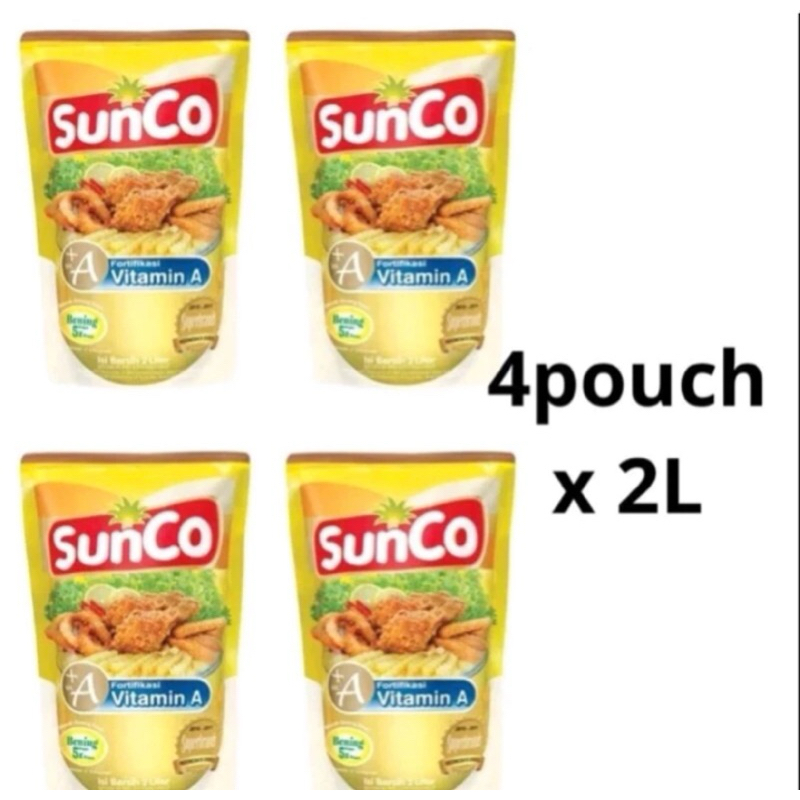 

MINYAK SUNCO 2L X 4 POUCH