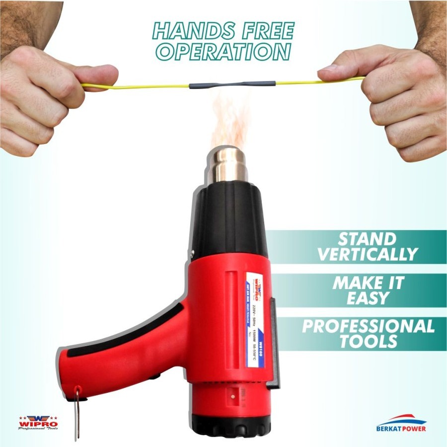 WIPRO WJ-5100 Mesin Hot Air Gun Hot Gun Heat Gun Alat Pemanas