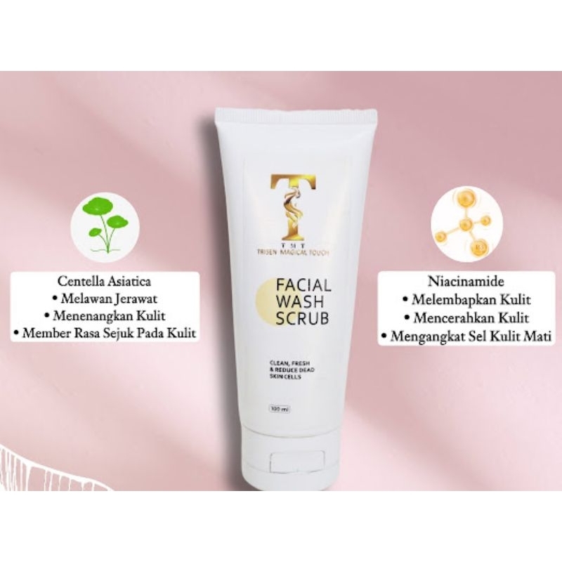 Facial Wash Scrub TMT / Sabun Muka Penghilang Flek Hitam