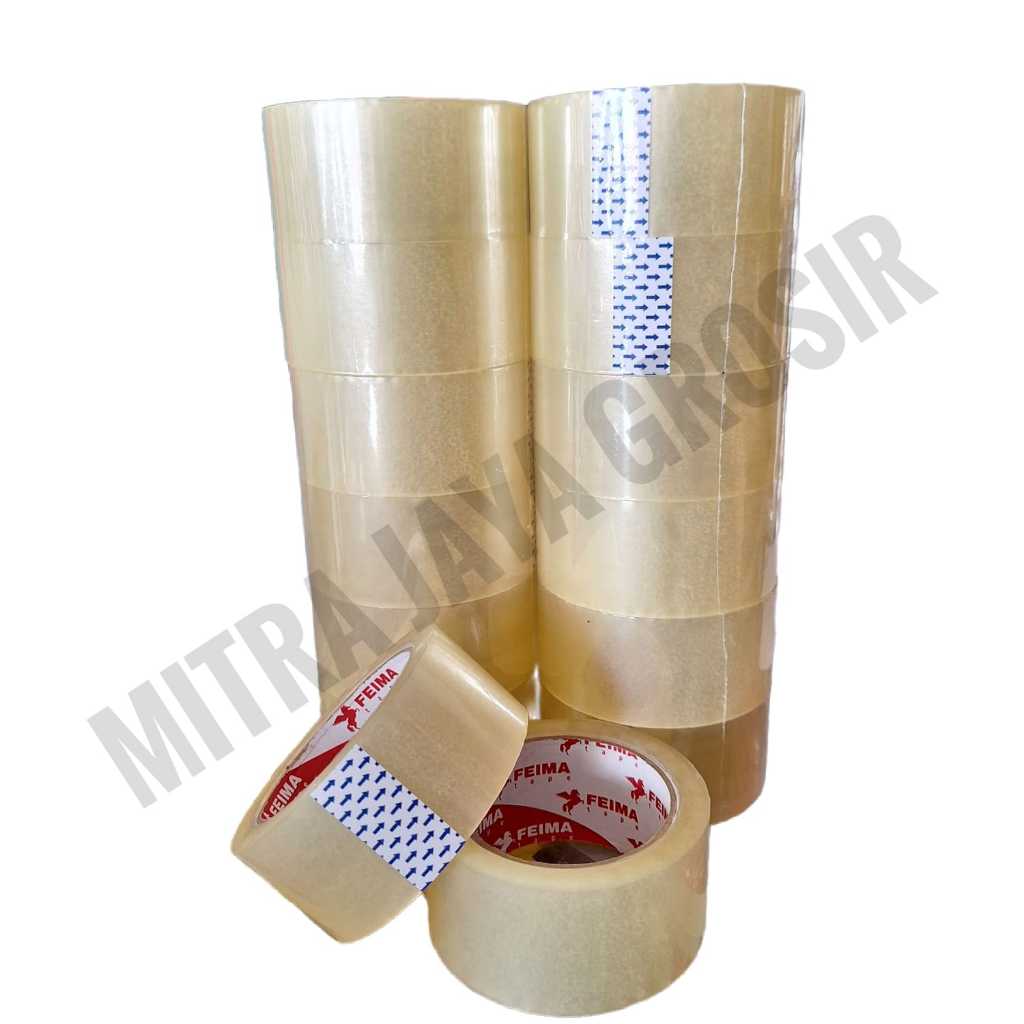 

1 Slop Isi 6 ROll Lakban Feima 90 Yard / Lakban Feima 90 Yard Bening