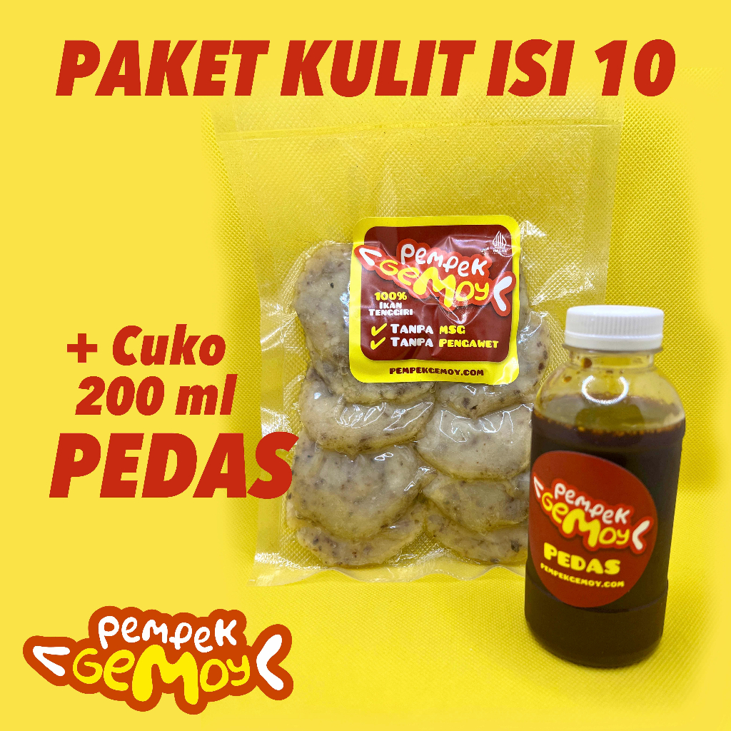 

Pempek Gemoy Isi 10 Kulit