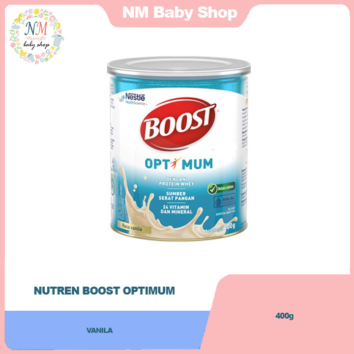 

NUTREN BOOST OPTIMUM 400GR SUSU DEWASA VANILA 400 GR SSKL NM