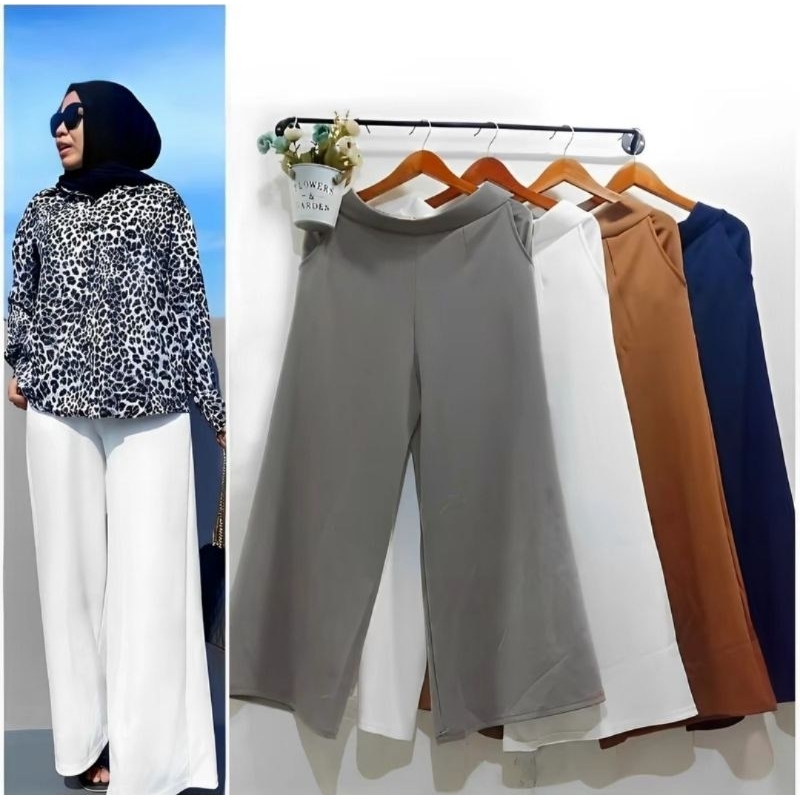 KULOT SCUBA JUMBO / CELANA KULOT WANITA / KULOT SCUBA JUMBO / KULOT SCUBA HIGHWAIST // CELANA HITS