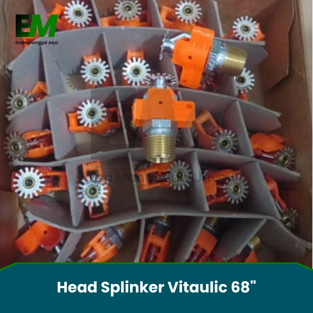 Head Splinker Upright 68' Vitaulic / Head Splinker Vitaulic 68 Derajat