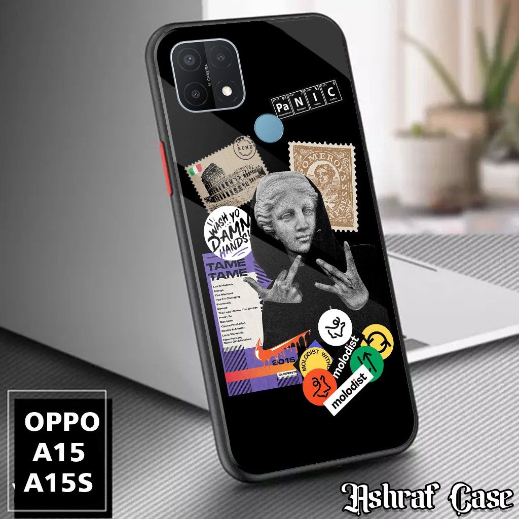Case Oppo A15 / A15S - Casing Hp Oppo A15S / A15 ( Estetik002 ) Cassing Hp - Silikon Oppo A15S - Sof