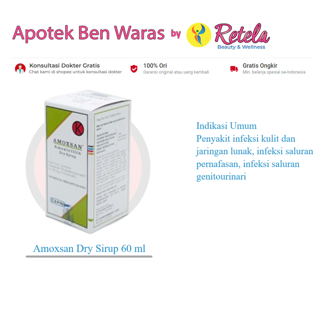 Amoxsan Dry Sirup 60 ml