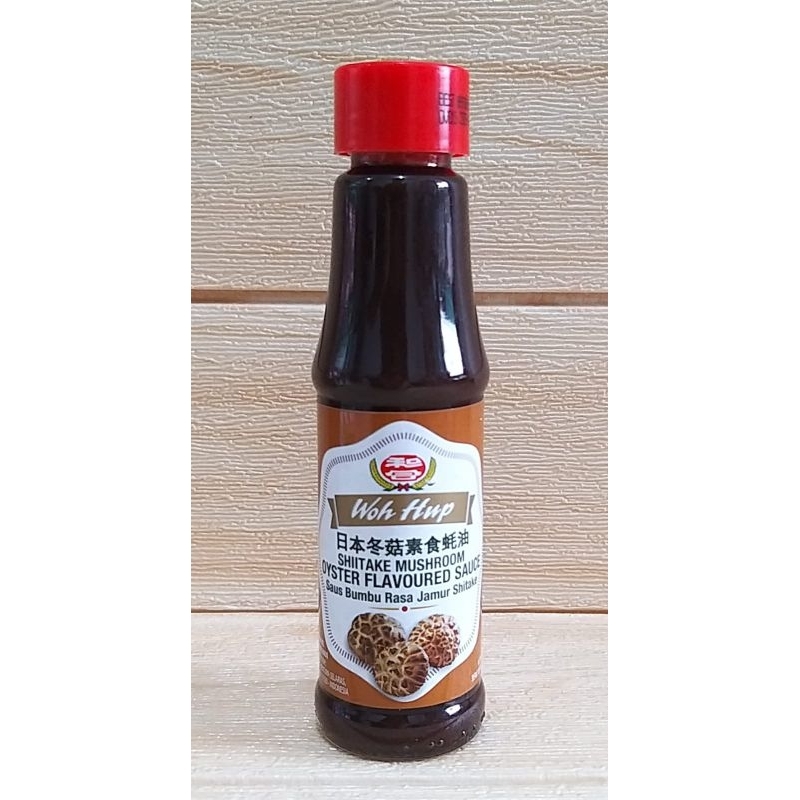 

Woh Hup Saus Jamur Shitake 180gr / Woh Hup Mushroom Sauce / Vegetarian Sauce