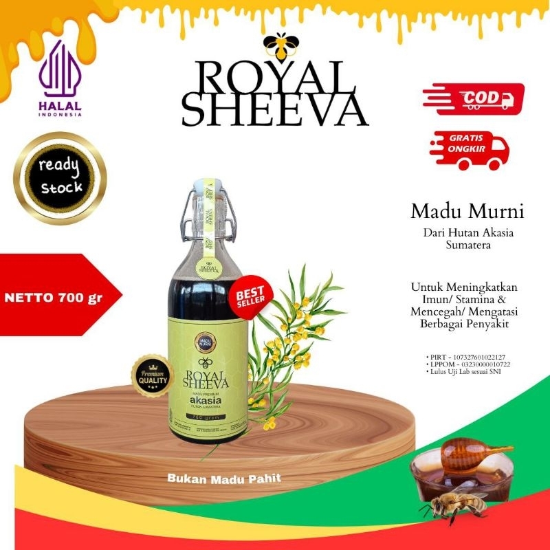 

Madu Murni Royal Sheeva 700gr | Premium Asli 100% Halal MUI dari Hutan Akasia Sumatera