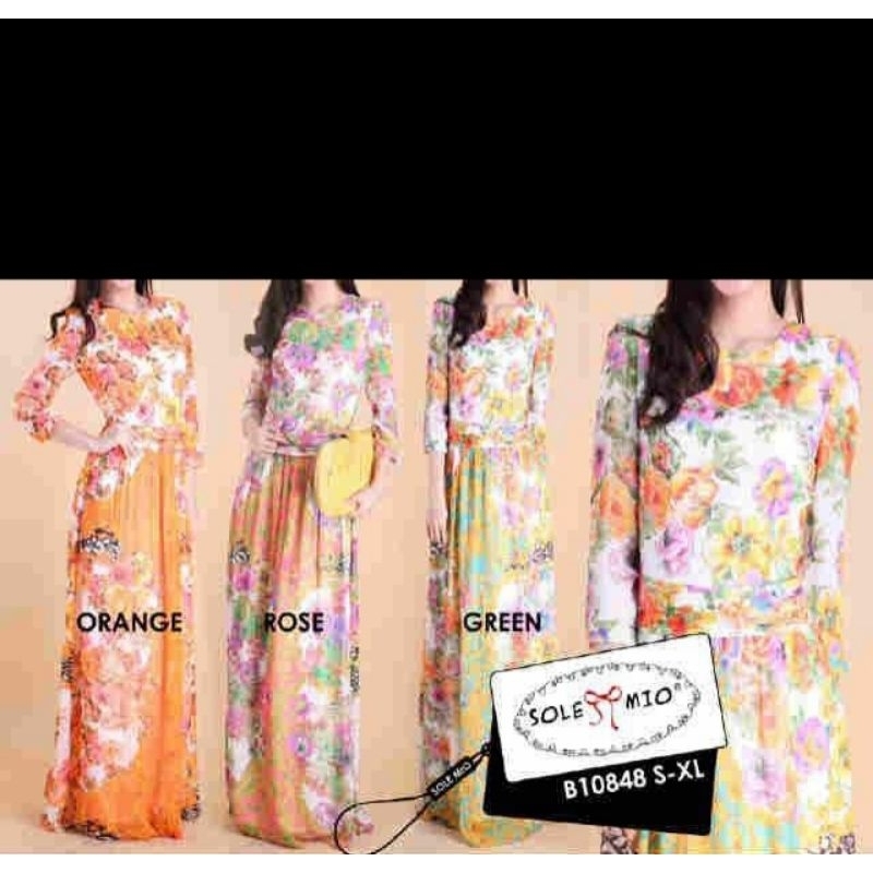 SALE gamis dewasa SOLEMIO B10848