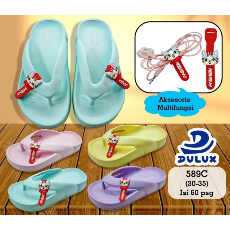 SANDAL DULUK 589C BAHAN KARET PREMIUM