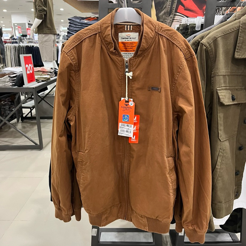 Jaket bomber cardinal casual ori matahari