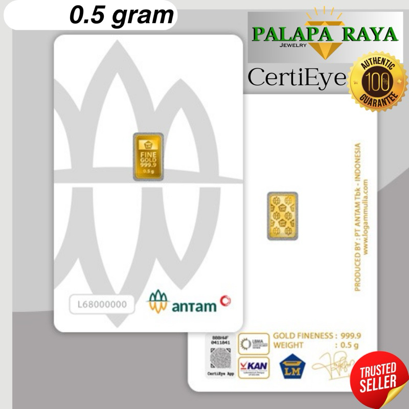 Emas LM Antam Logam Mulia 0.5 gram