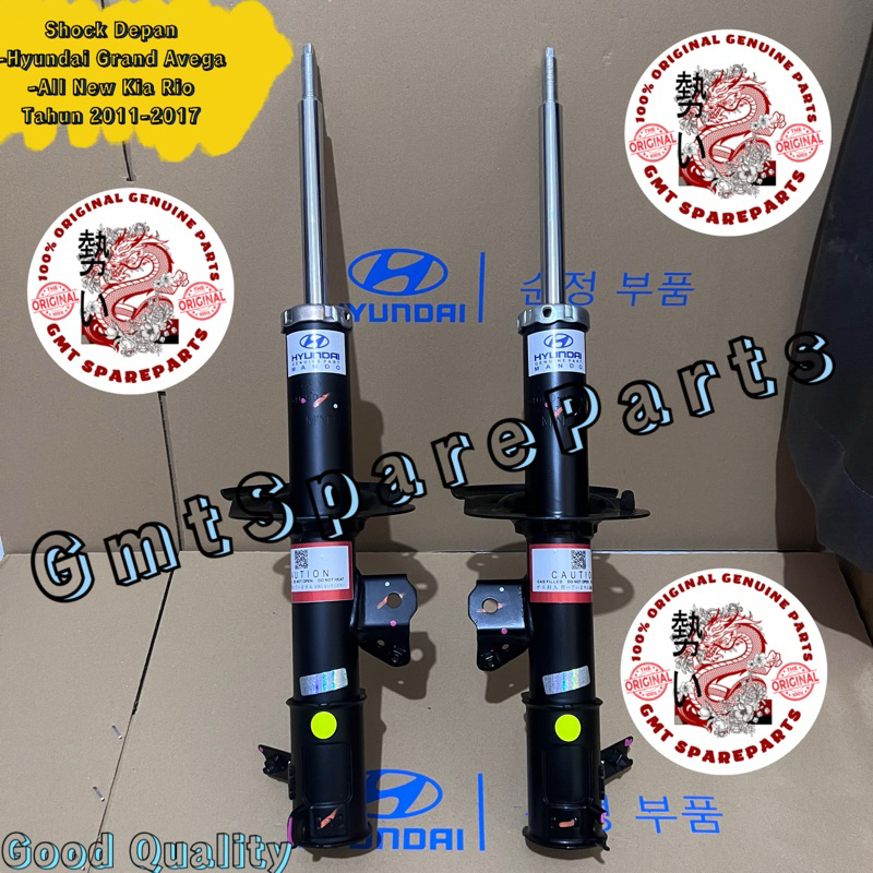 shockbreaker all new kia rio/grand avega depan original mando 2011 2012 2013 2014 2015 2016 2017