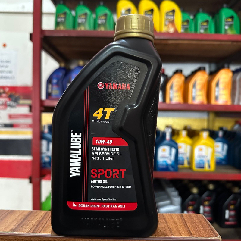 (ORIGINAL ASLI) OLI YAMALUBE SPORT OIL 1 LITER OLI YAMALUBE 1 LITER