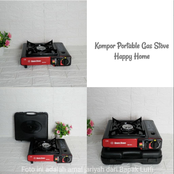 10.Kompor Portable Gas Stove Happy Home