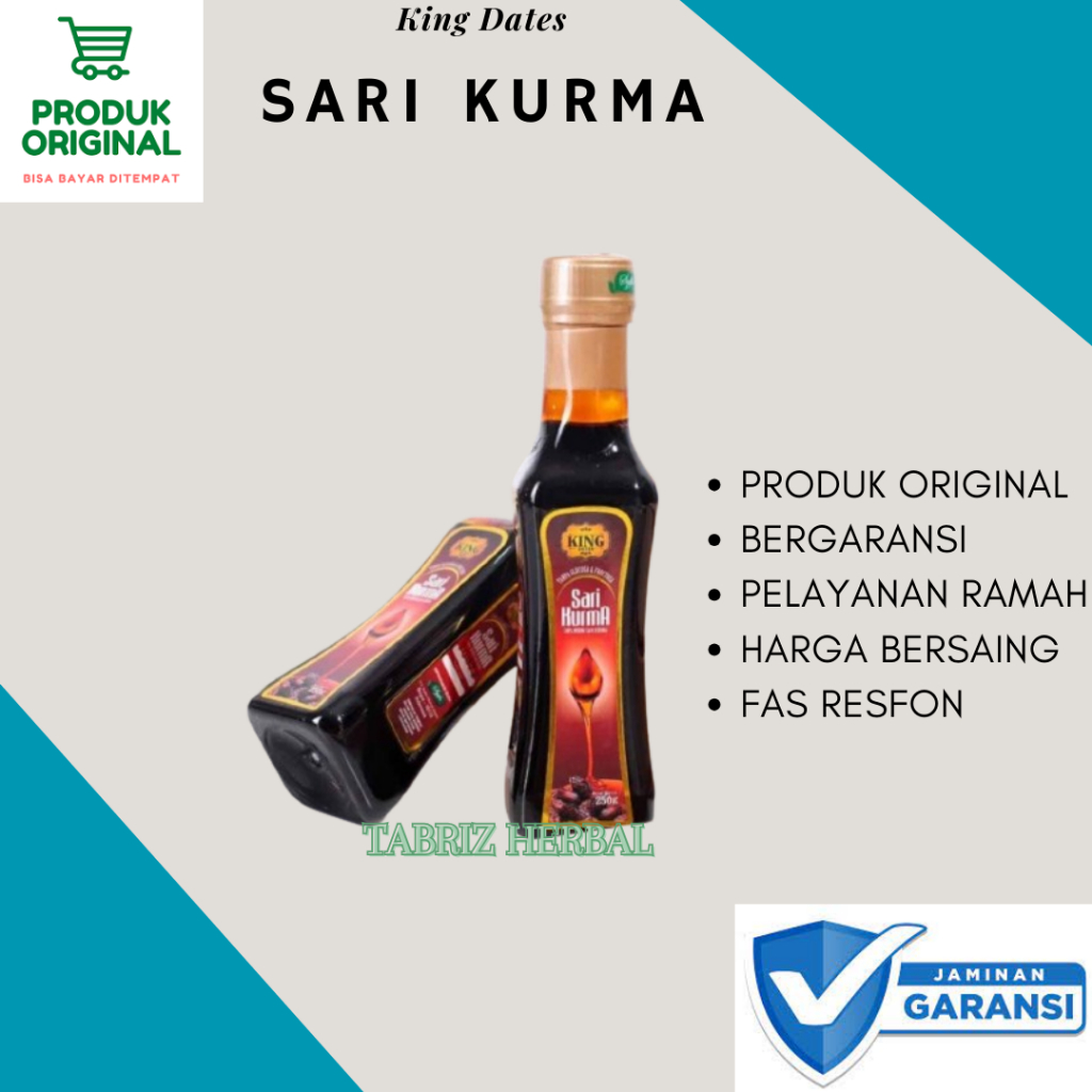 

Sari Kurma King Dates - King Sari Kurma 250 gram Produk Orginal
