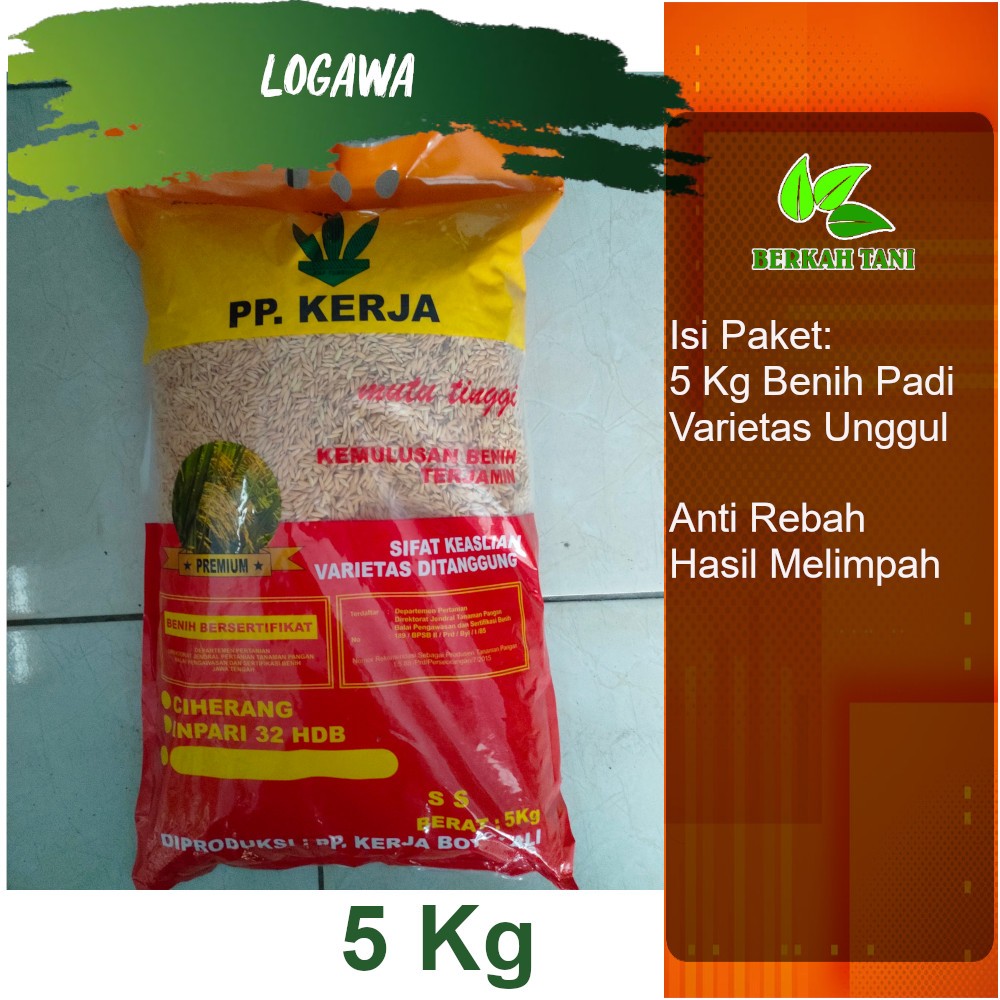 Benih Padi Logawa 5 Kg Cap Paktani
