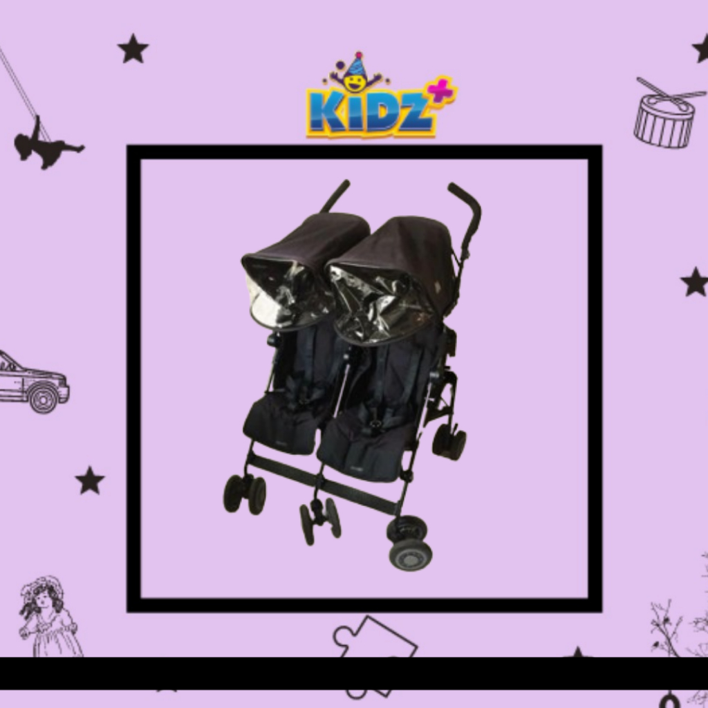 SEWA Maclaren Double Twin Triumph Stroller Pram
