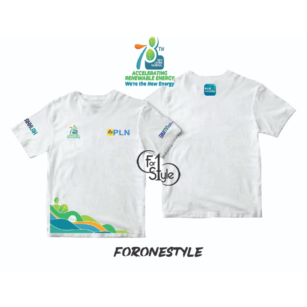 KAOS PLN MOBILE - BAJU PLN -  KAOS PLN - CATTON COMBAD 30S