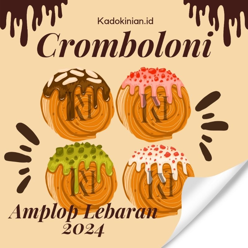 

(PROMO KHUSUS HARI INI) •COD• ISI 6 pcs Amplop Lebaran 3D Cromboloni viral Series Cake 2025 / Angpao THR Unik / Angpao Idul Fitri