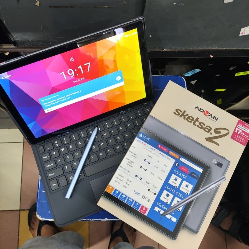 Advan Sketsa 2 4/64 GB Second Fullset Original