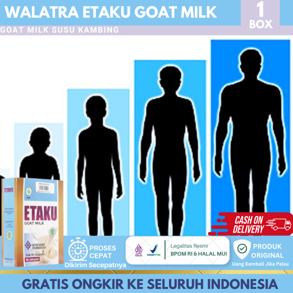 

Susu Etaku - Susu Peninggi Badan, Susu Peninggi Badan Umur 1 - 25 Tahun, Membantu Proses Pertumbuhan Tinggi Badan, Peninggi Badan Grow Up, Pertumbuhan Tinggi Badan, Vitamin High Calcium, Susu Penunjang Tinggi Badan Anak Dan Dewasa