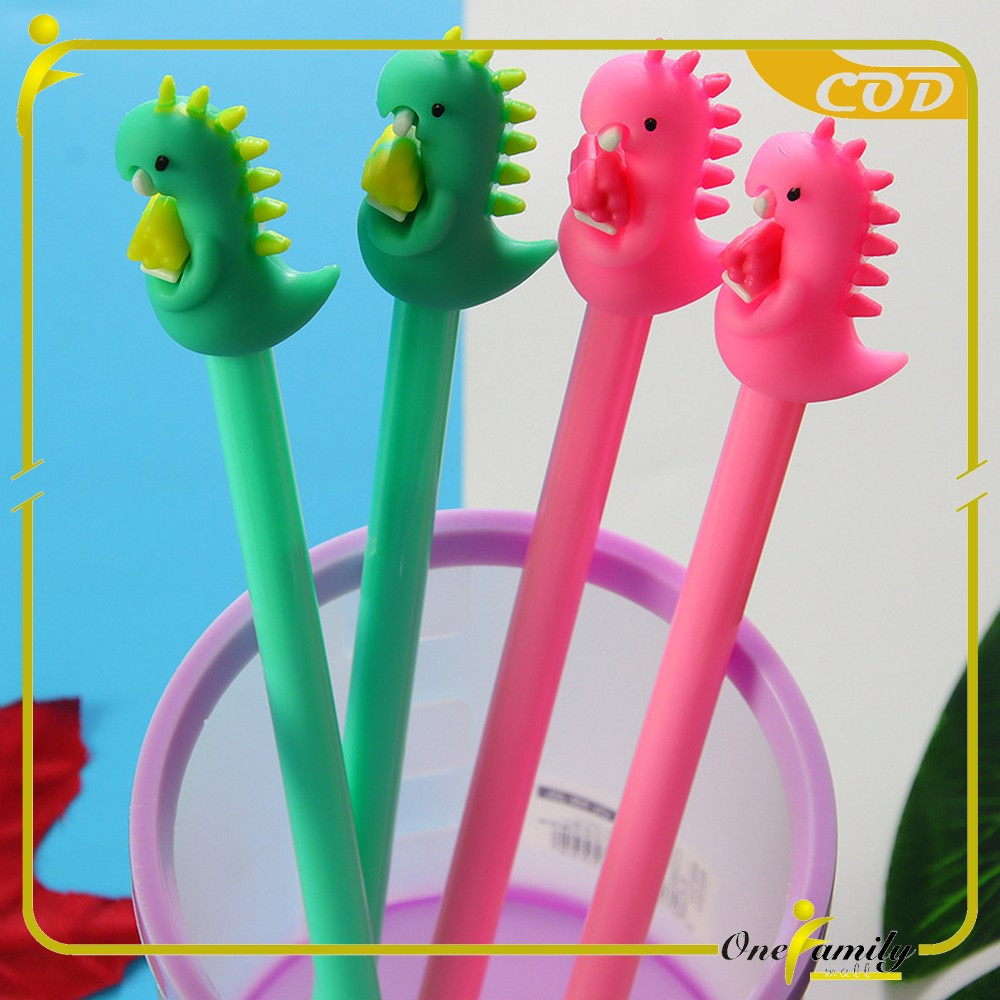 

ONE-A33 Pulpen Karakter Dinosaur / Pulpen Gel Dinosaurus Pena Pen Dino Bolpen Bolpoin Unik Ballpoint Lucu