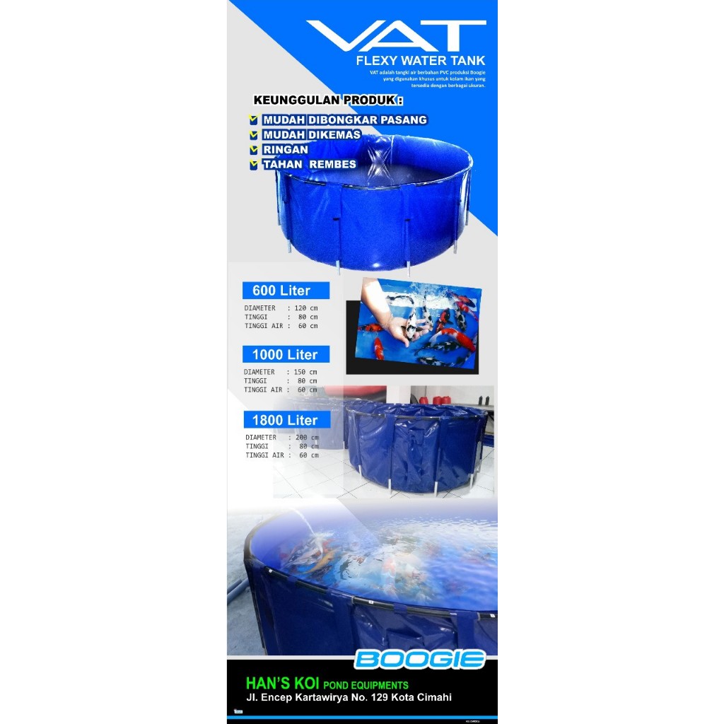 Vat Kolam Flexy Water Tank