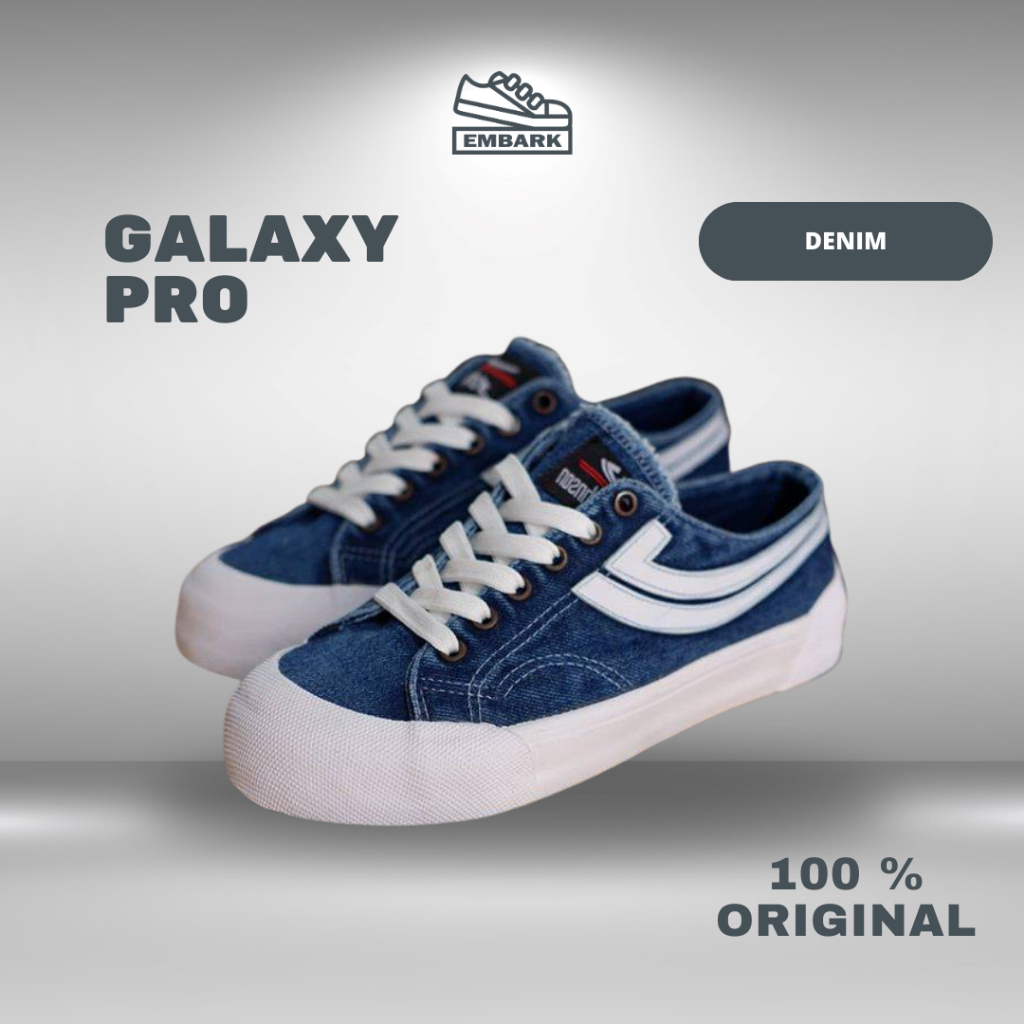 Sepatu Johnson Galaxy Pro Denim Low Original